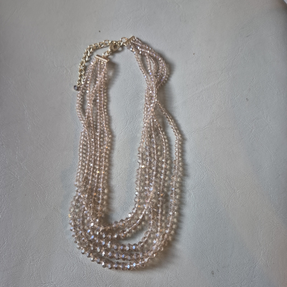 Chic Multi-Strand Crystal‎ Necklace
